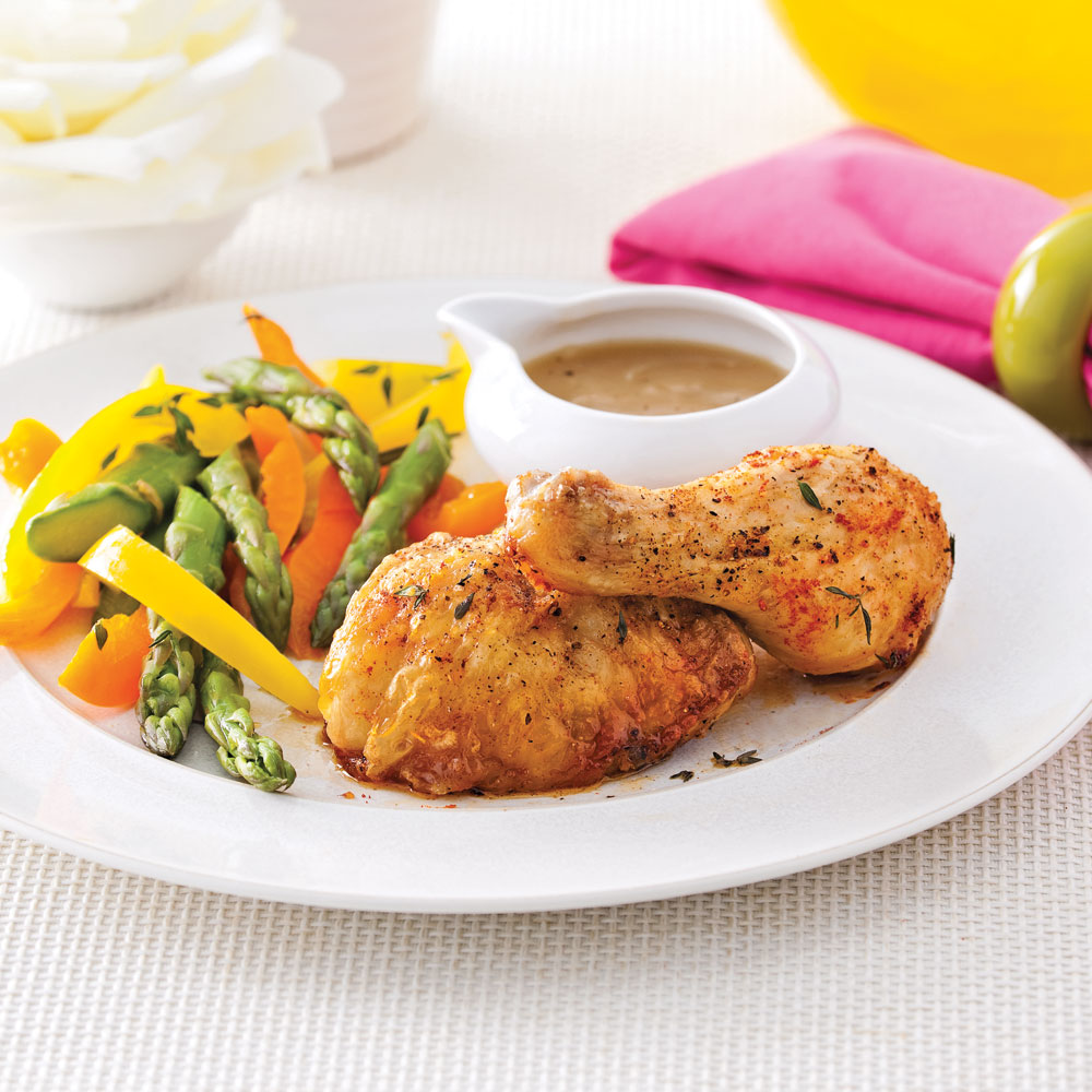 Cuisses de poulet rôties simplissimes
